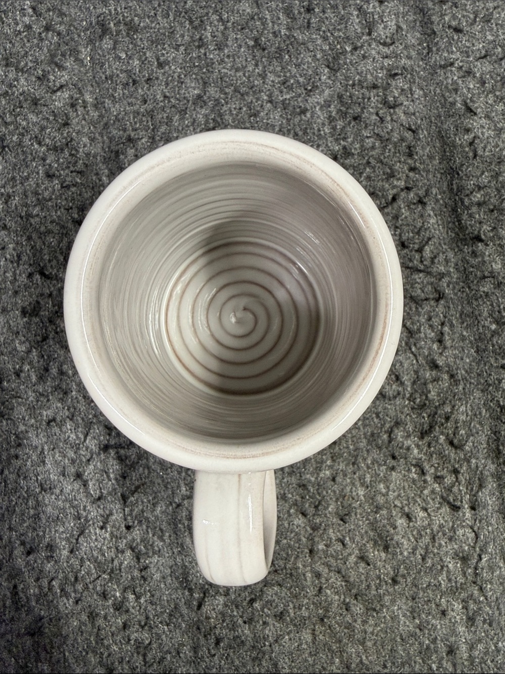 Moon 2019 Milk Beige Ceramic Coffee Mug with Logo Plaque - Picture 5 of 7